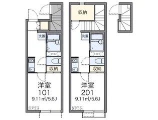 レオネクストウィステリアIII【2階】の間取り
