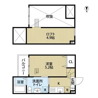 marcatore【2階】の間取り