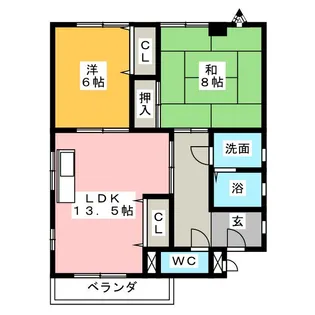 ペルファボーレ【2階】の間取り