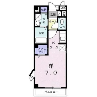 サニーメゾン1【2階】の間取り