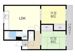 弐番館【4階】の間取り