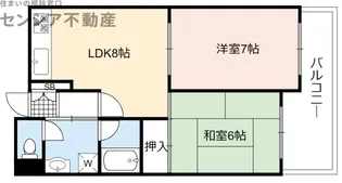クレア・コート【3階】の間取り