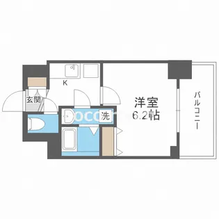 エスリード松屋町グレイス【3階】の間取り