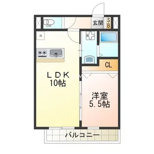 プレジール妙法寺【3階】の間取り