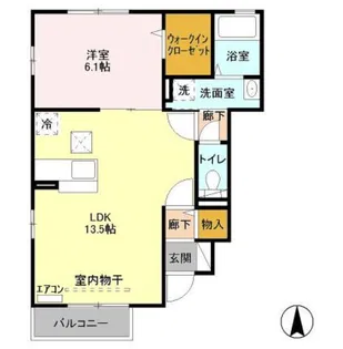 サン・ボナール【1階】の間取り