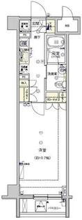フィース水天宮前【1階】の間取り