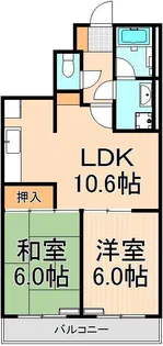 パークヒル西新井【3階】の間取り