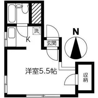 扇サン・ライナー【2階】の間取り