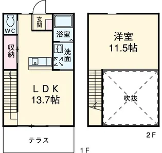 グランスイート黒川テラスの間取り