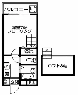プラム常磐平【1階】の間取り