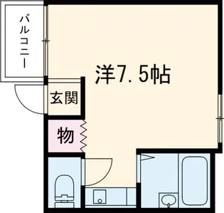 サンシャインシルク嵯峨【1階】の間取り