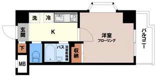 プレジール【10階】の間取り
