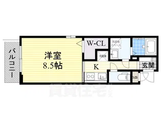 メゾンクルーズ【2階】の間取り