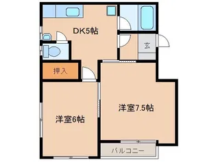 ハイツ匠【4階】の間取り