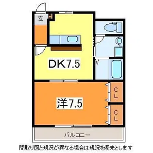 Wellness ARAI【3階】の間取り