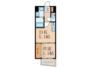 仮)ギャラクシー寿町【2階】の間取り