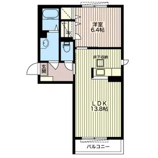 クローバーヒルズ【1階】の間取り