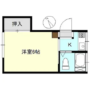 コーポあい【2階】の間取り