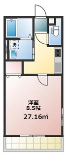 クレールシャルマン【1階】の間取り