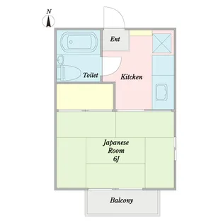 ホワイトハイツ【2階】の間取り