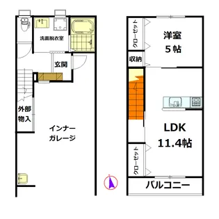 maison NANA【2階】の間取り