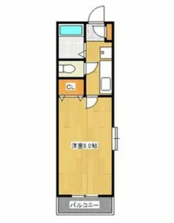 アスパシア三山【2階】の間取り