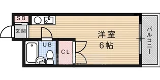 パラッツオ西岡本【2階】の間取り