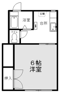 グランドール成島AB【1階】の間取り