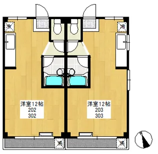 第2富士マンション【2階】の間取り