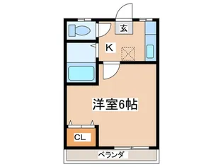 アースパックス 1号棟【1階】の間取り