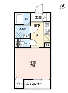 Creed船橋【2階】の間取り