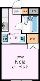 東京都世田谷区経堂3【アパート】の間取り