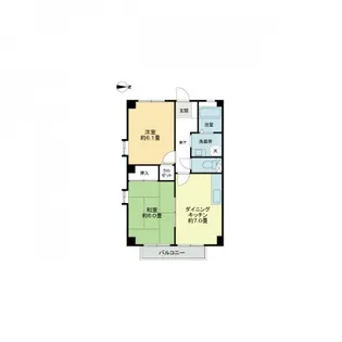 フォブール合川【2階】の間取り