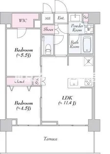 URBANLINK護国寺【5階】の間取り