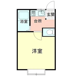 コーポ吉田【1階】の間取り