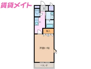 プチバイオレット【2階】の間取り