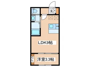 メゾンココン久地【3階】の間取り