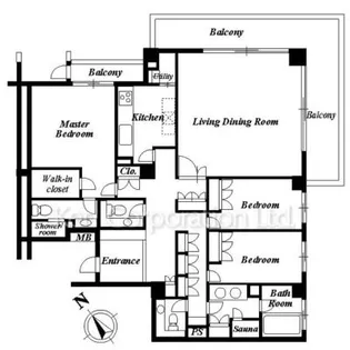 ガーデンテラス山手【2階】の間取り
