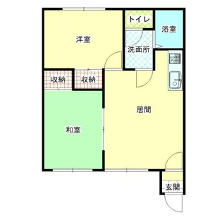 ノースコート19【2階】の間取り