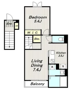 コリーヌ・M【2階】の間取り