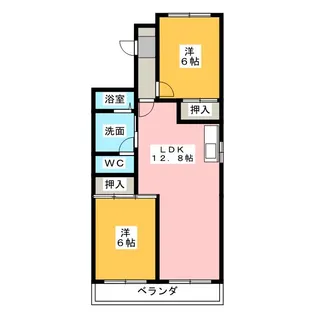 ライフオン生駒 東棟【1階】の間取り
