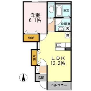 Four Leaf-m【1階】の間取り