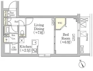 東京都杉並区下高井戸1【マンション】の間取り