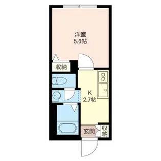 大岡山FLAT【1階】の間取り