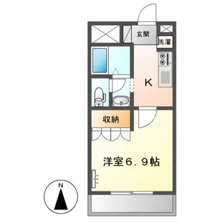 エクシードII【2階】の間取り
