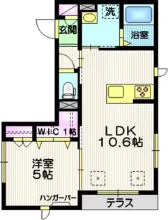 RESIDENCE南蒲田【1階】の間取り