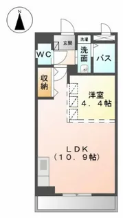 アメニティ・ハイツ【1階】の間取り