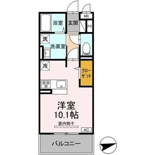 メゾングランレーヴ A棟【2階】の間取り