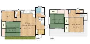 神奈川県相模原市緑区橋本5【一戸建】の間取り