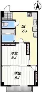 FLAT山王【2階】の間取り